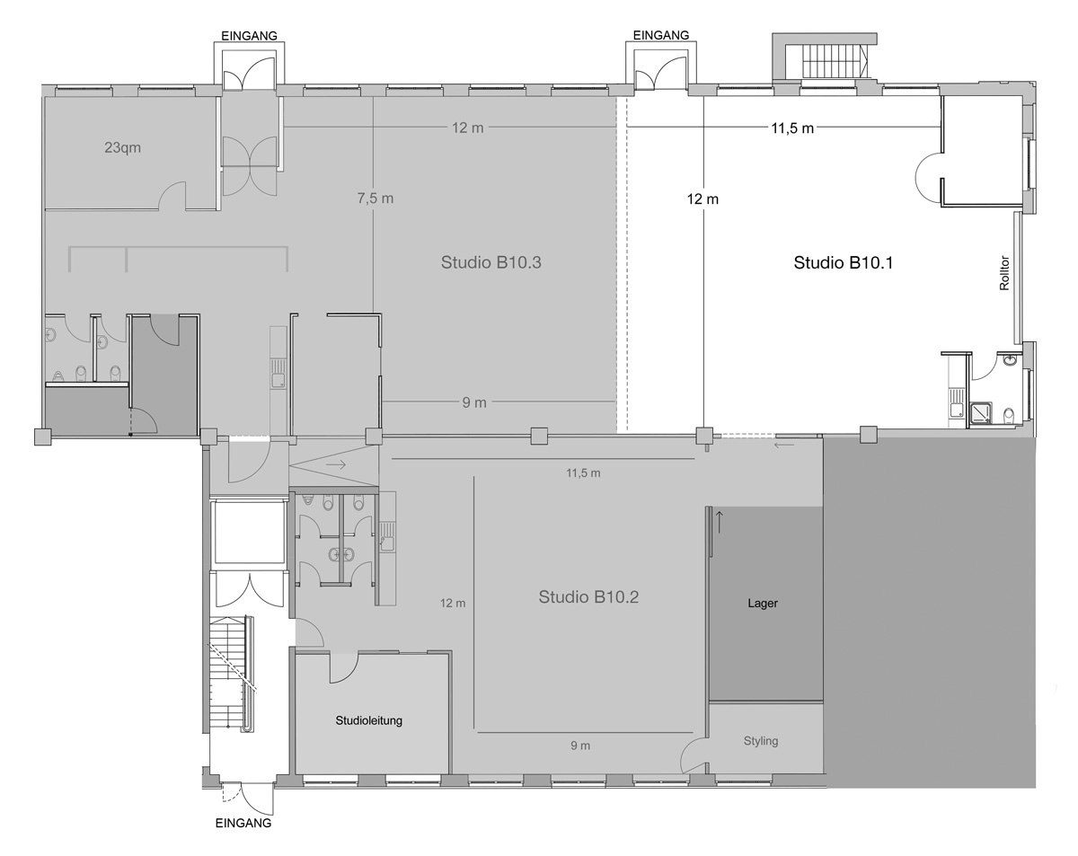 Grundriss Studio B10.1