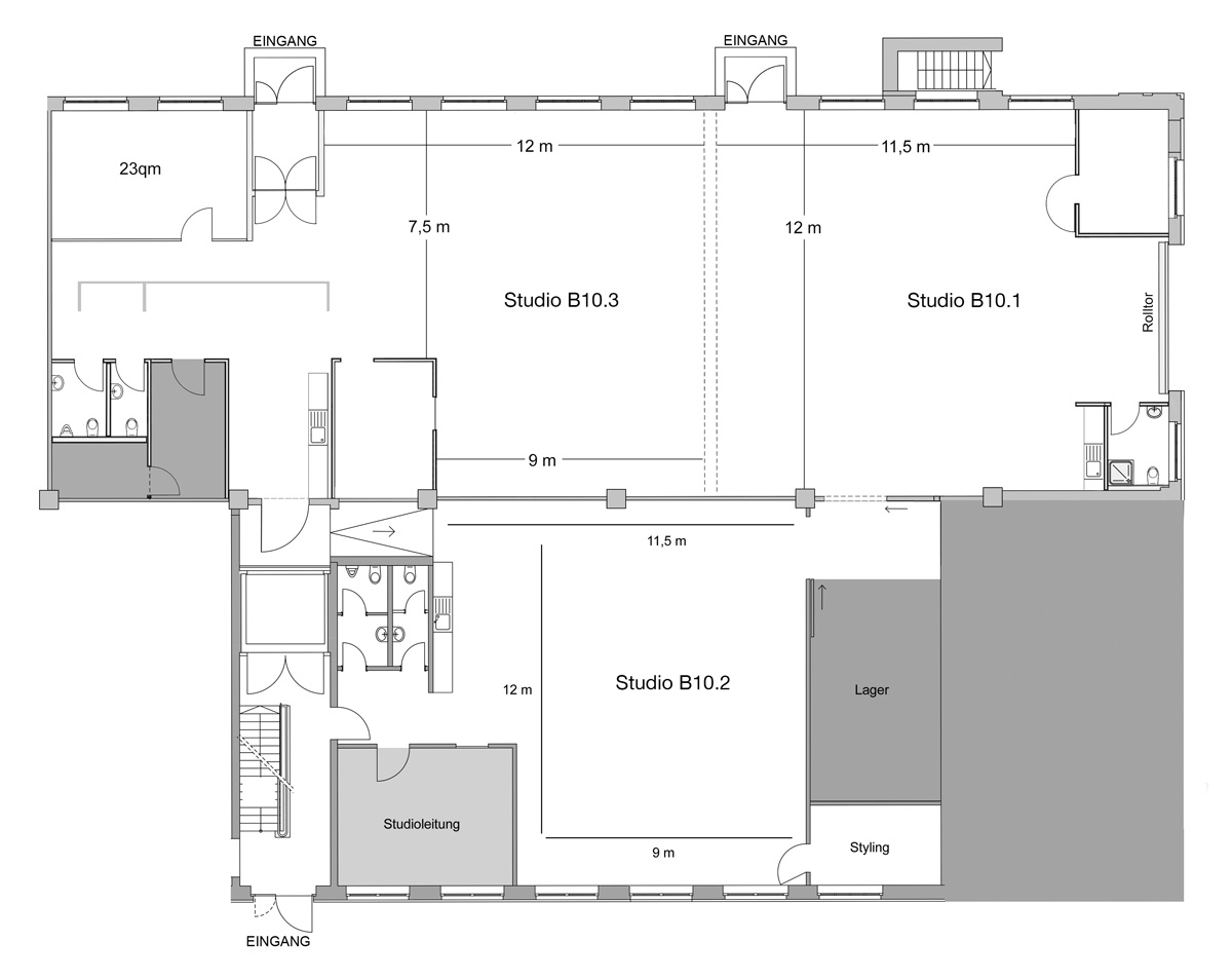Grundriss Studio B10