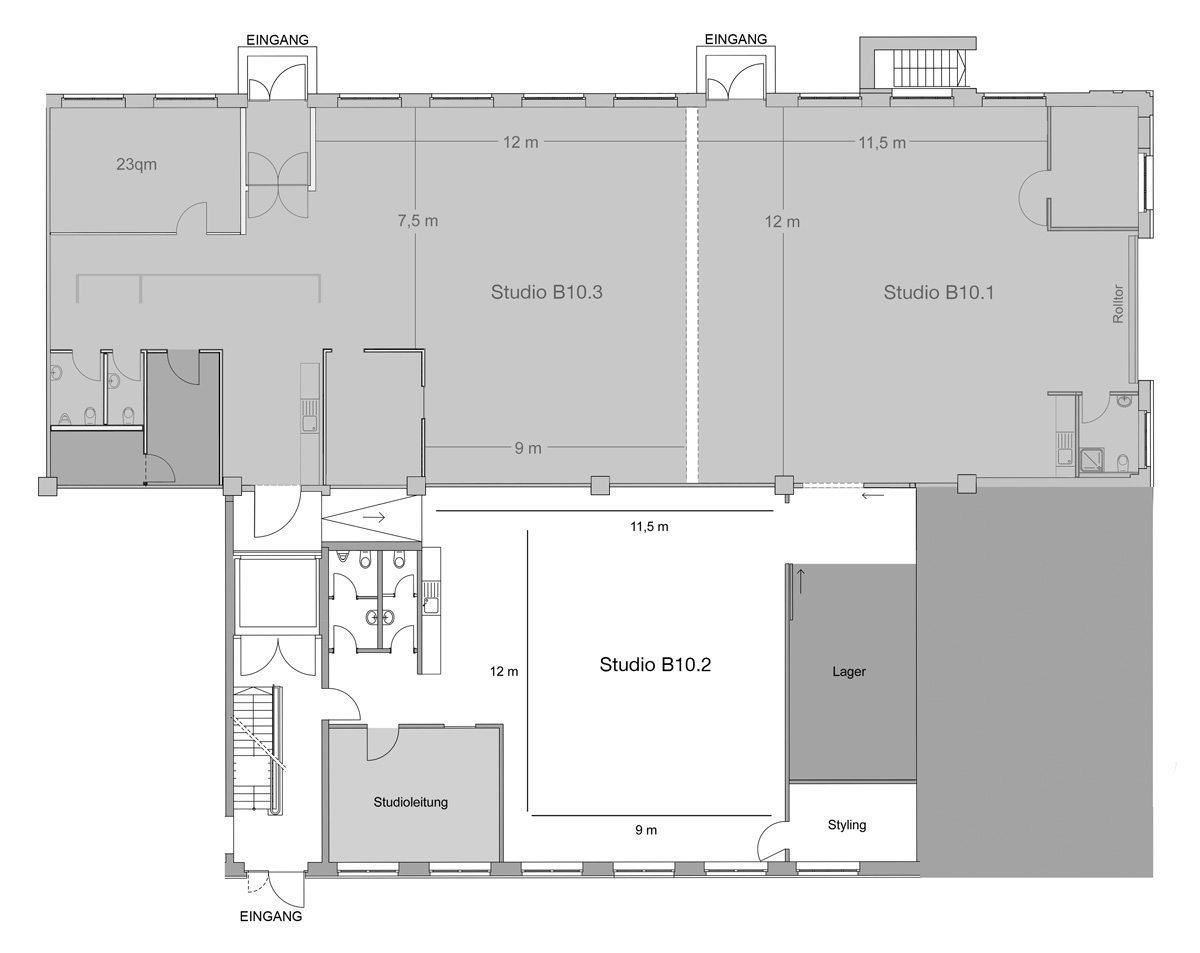 Grundriss Studio B10.2