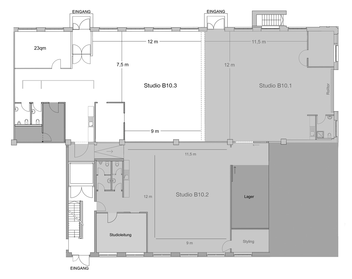 Grundriss Studio B10.3